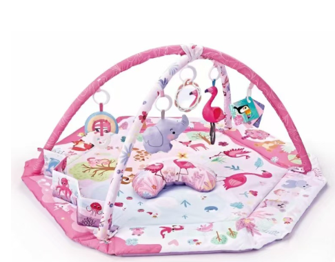 8-in-1 Baby Activity Play Mat with 6 Sensory Toys 4