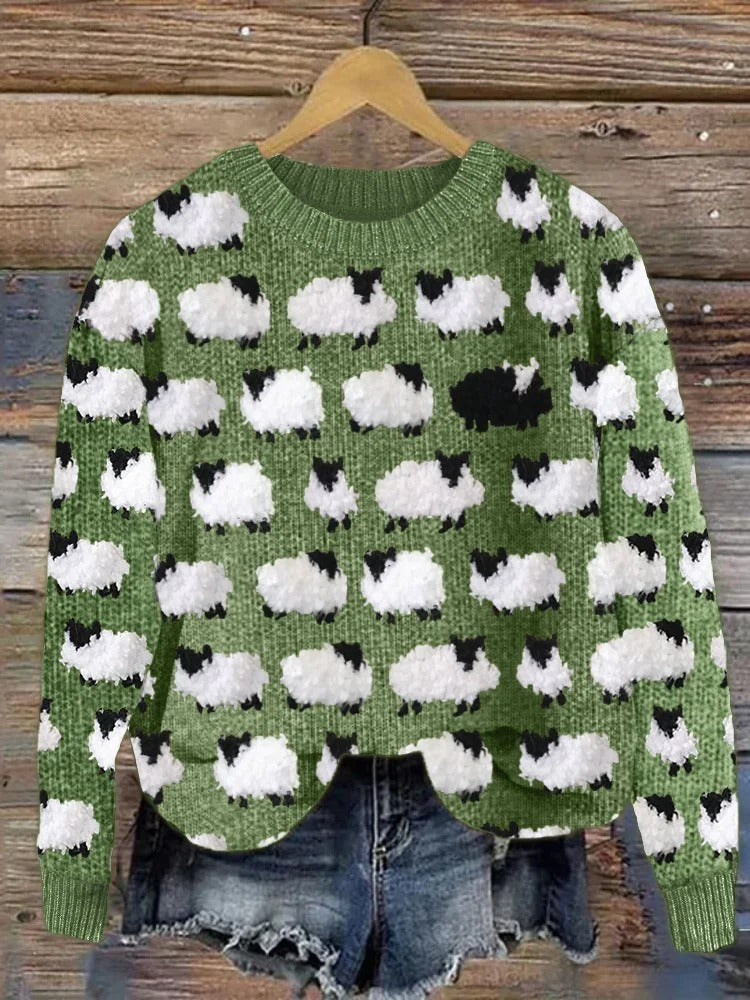 Women's Festive Christmas Knit Sweater — Soft Holiday Jumper 8