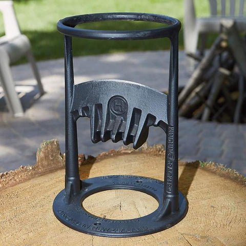 Cast Iron Log Splitter — Safe Blade-Free Kindling Tool 7