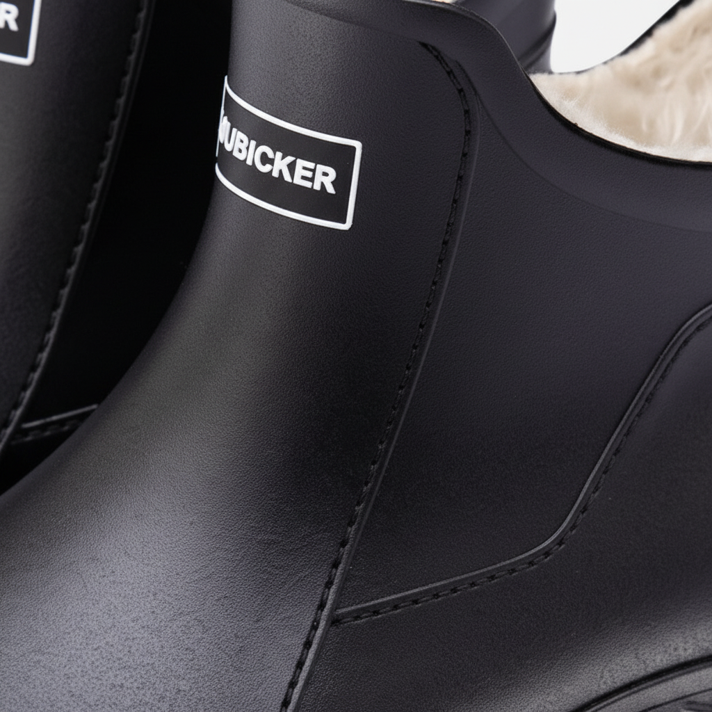 Waterproof Rubber Pull-On Ankle Boots — Grip Sole 6