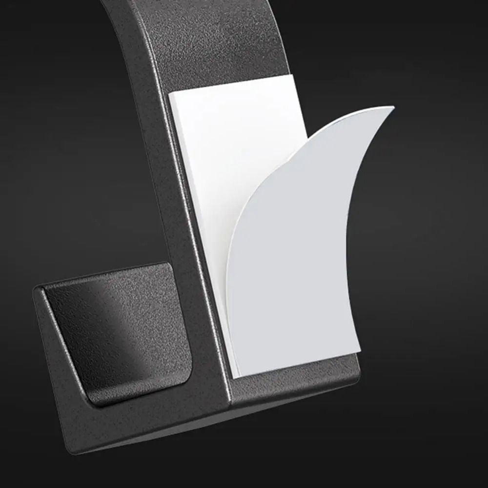 Self-Adhesive Wall Hooks — No-Drill Coat Hook Set of 5 6