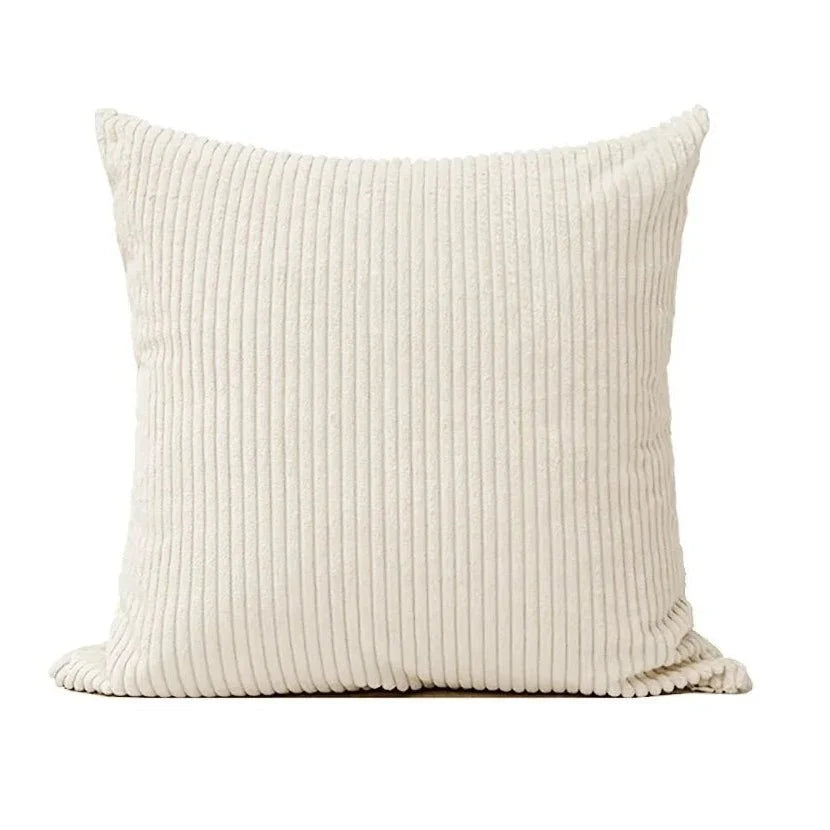 Corduroy Cotton Cushion Cover — Soft Textured Pillow Case 11