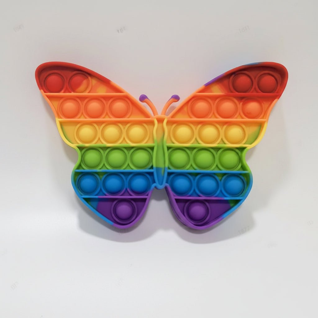 Squishy Push Pop Fidget Toy — Silicone Sensory Stress Relief 30