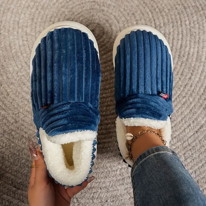 Fleece-Lined Thermal House Slippers — Non-Slip Unisex 20