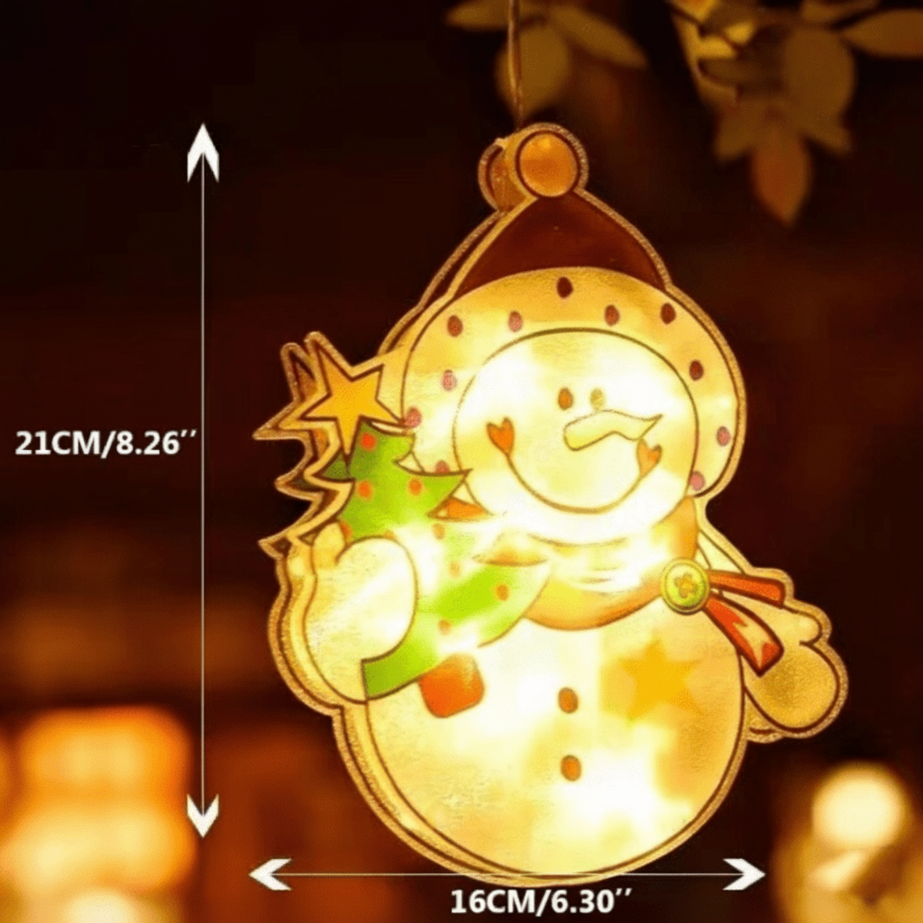 LED Christmas Window Decoration — Festive Xmas Light Display 8