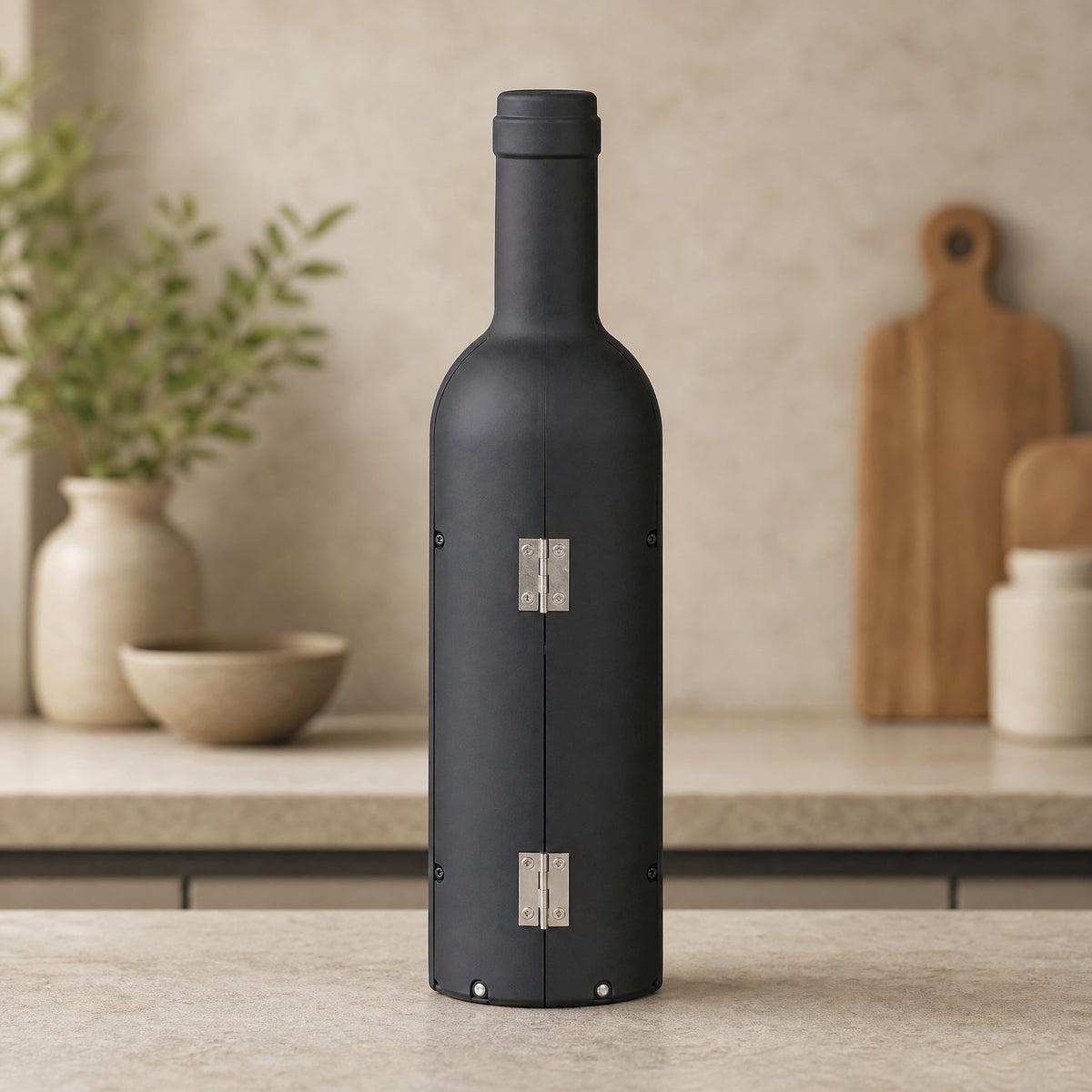 Wine Accessory Gift Set in Bottle-Shaped Case — 3 or 5 Pieces 9