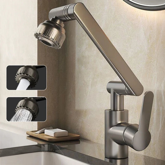 AquaFlex kitchen faucet with 360 degree swivel spray arm