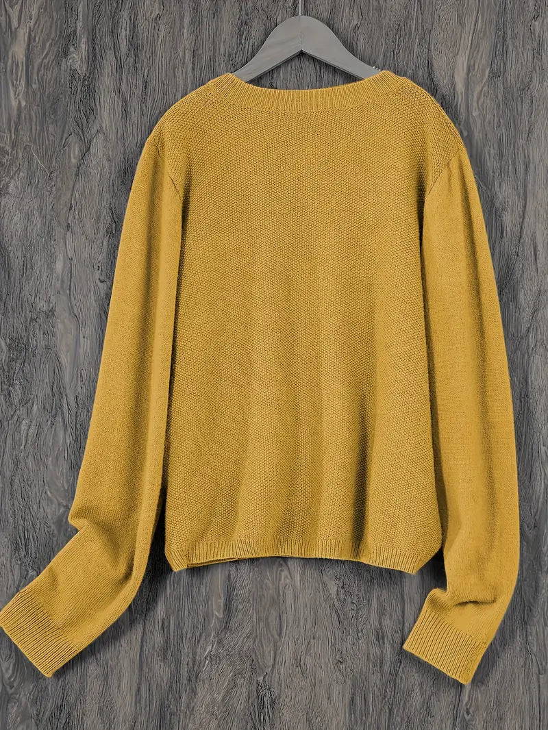 Women's Relaxed Open-Front Knit Cardigan Sweater 8