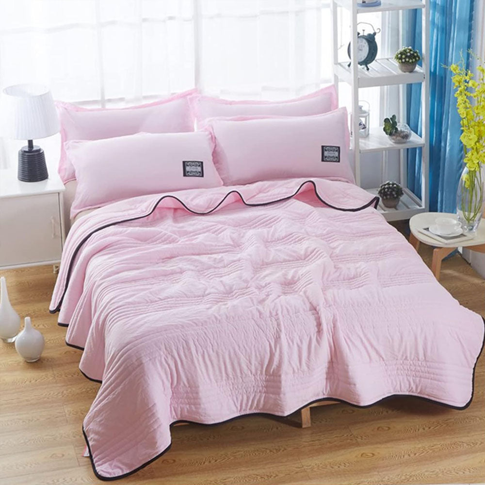 Cooling Sleep Blanket for Hot Nights — Breathable Bedding 9