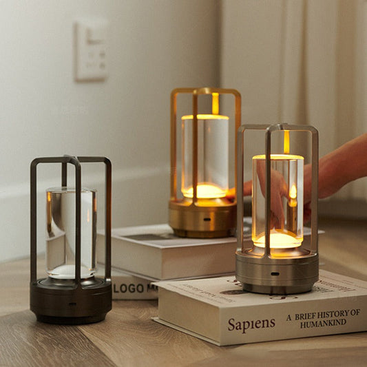 Arkyn Nordic Rechargeable Table Lamp — Touch Dimmer & USB 1