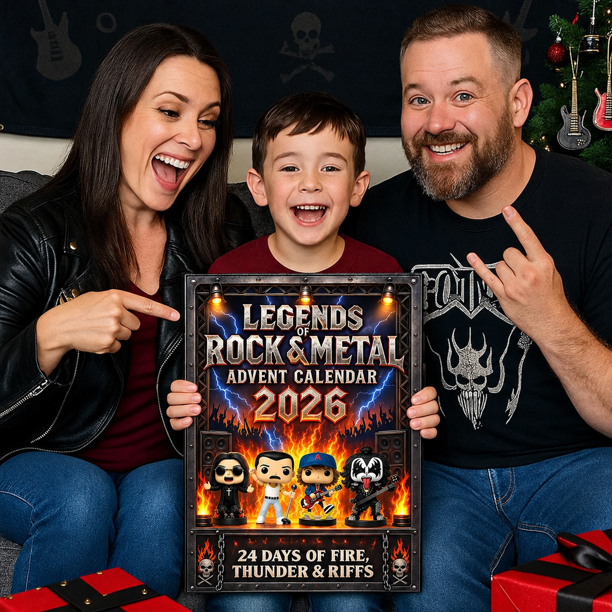 Rock Legends 2026 Advent Calendar — 24 Collectible Figurines 4