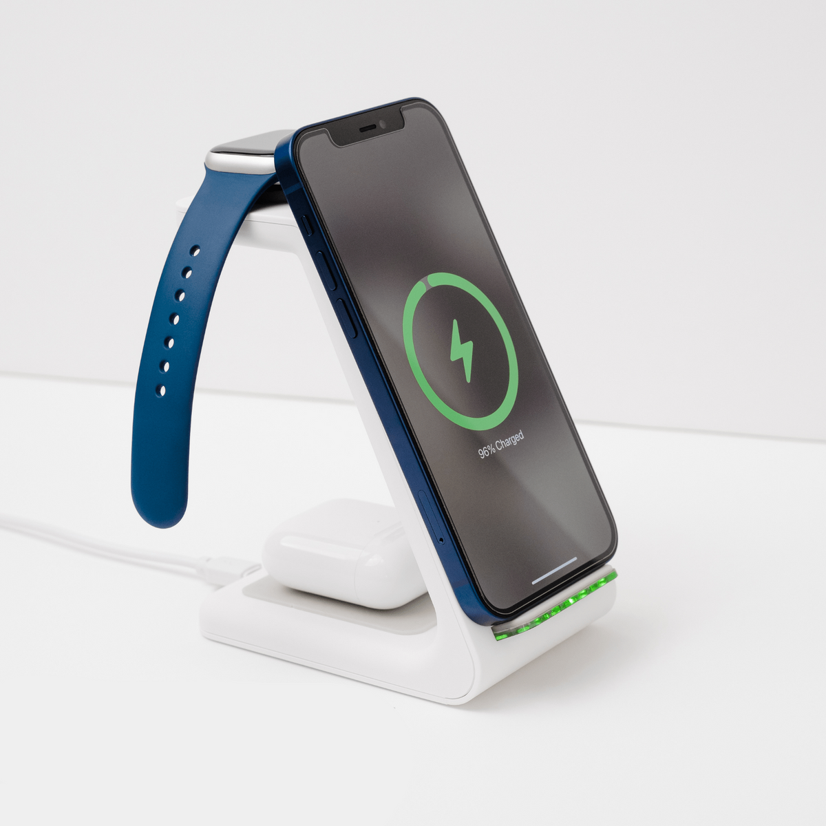 3-in-1 Wireless Charging Station — 15W Fast Charge Dock 1