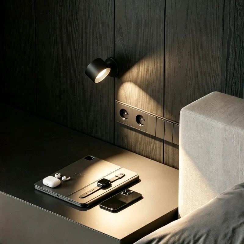 EasyStick Cordless Wall Lamp — 360° Adjustable & Dimmable 3