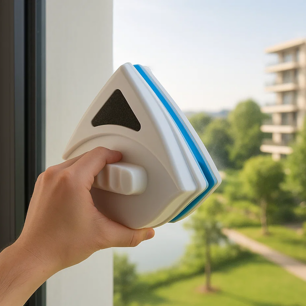 Magnetic Double-Sided Window Cleaner — Streak-Free, No Ladder 1