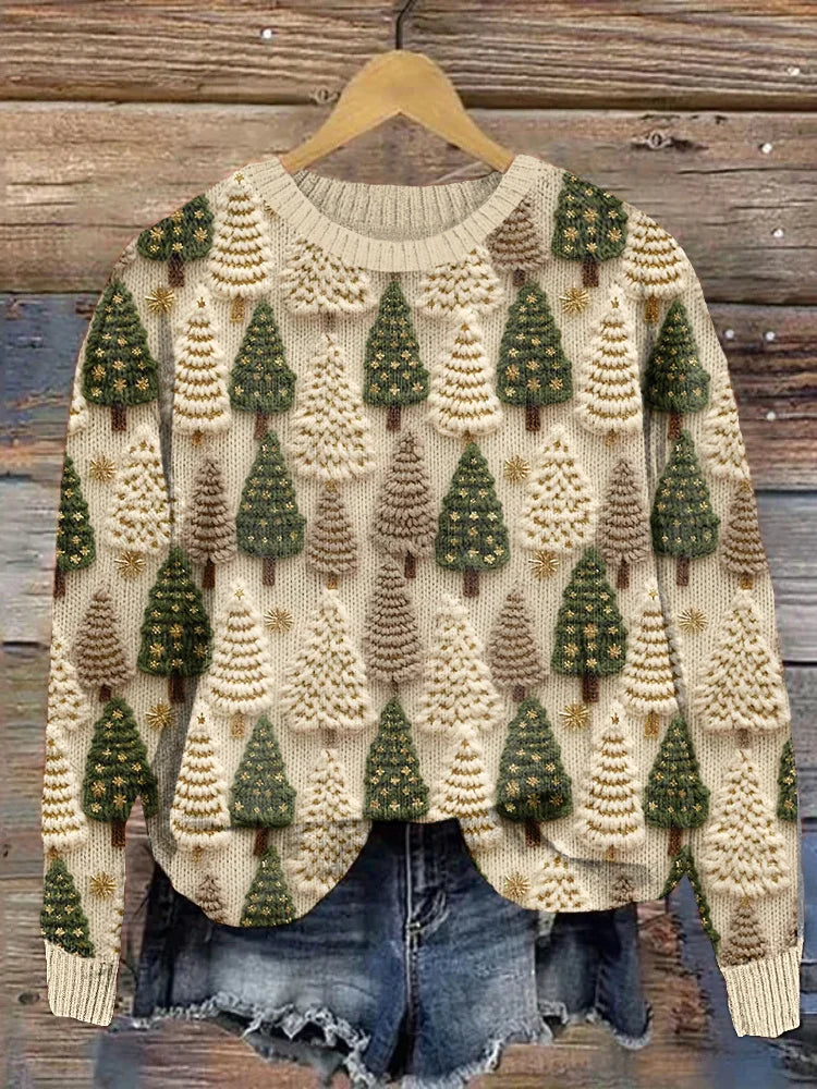 Women's Festive Christmas Knit Sweater — Soft Holiday Jumper 1
