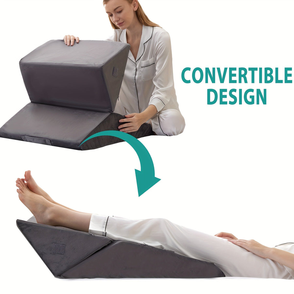 7-in-1 Adjustable Orthopedic Wedge Pillow — Memory Foam Support 3