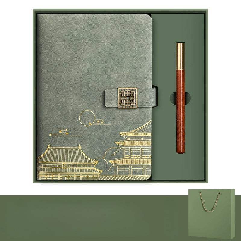 Gift for Men — Forbidden City Notebook, Thermos & Pen Set 8