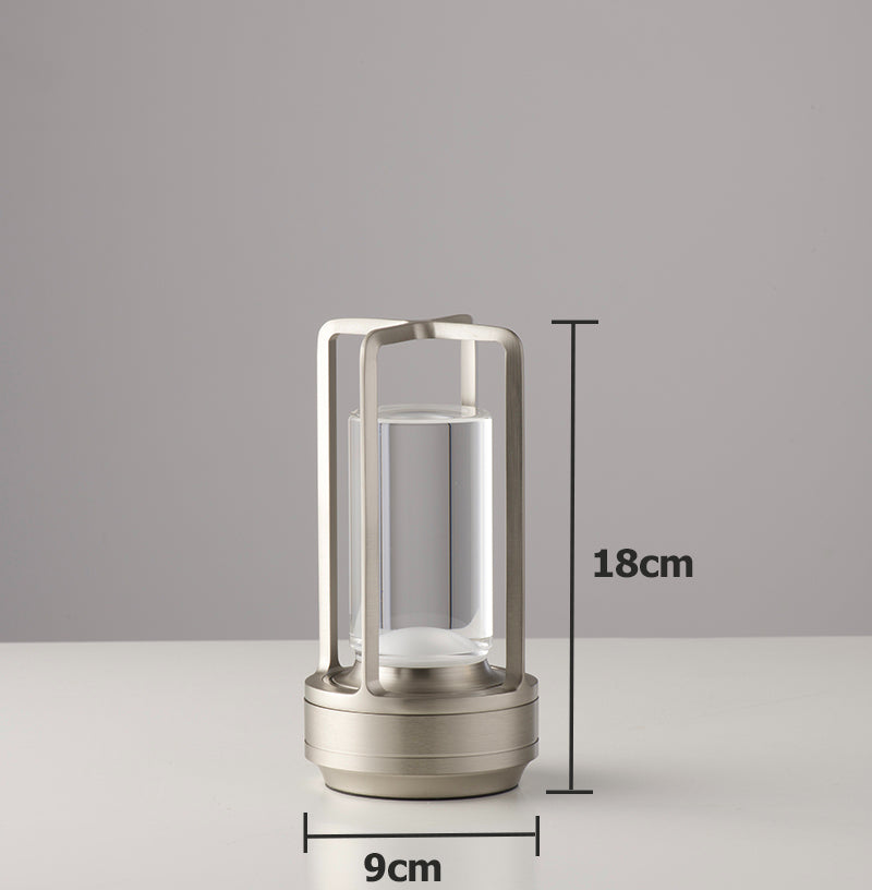 Arkyn Nordic Rechargeable Table Lamp — Touch Dimmer & USB 9