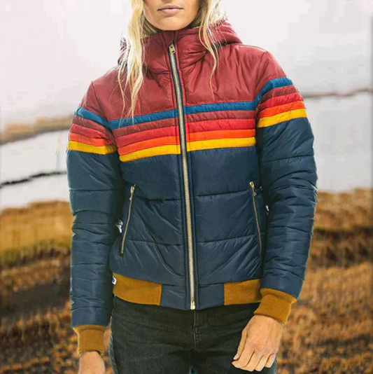 Women's Quilted Puffer Jacket — Warm Windproof Winter Coat 1