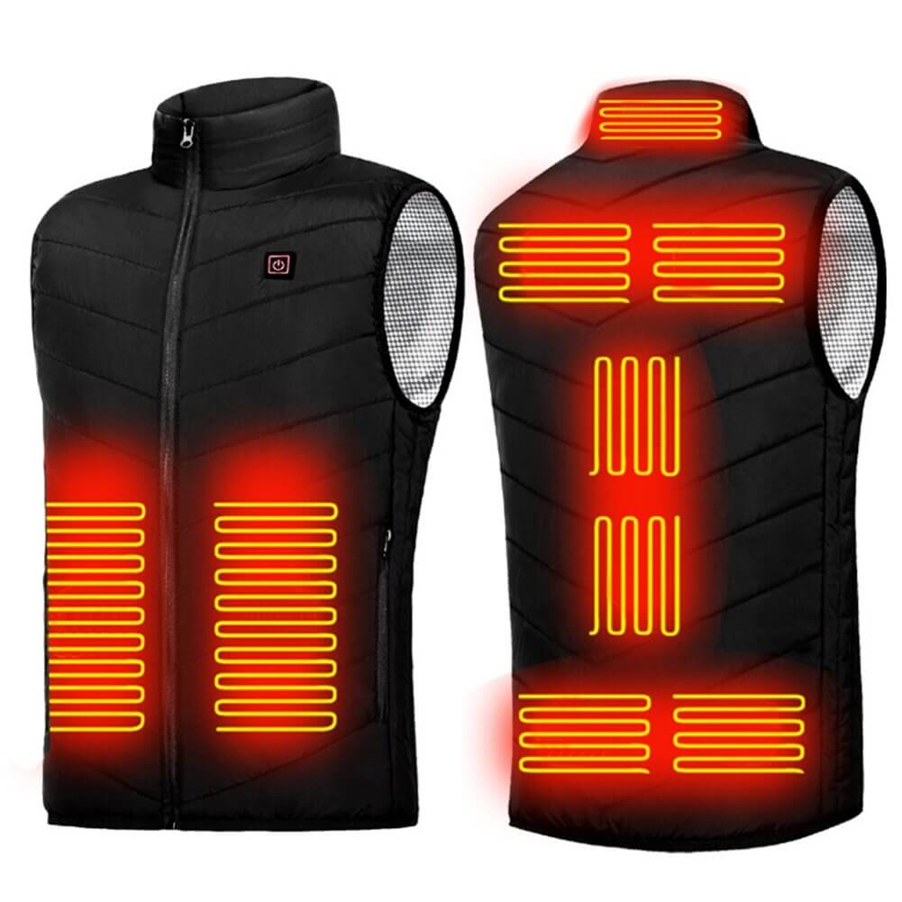 Unisex Carbon Fibre Heated Vest — 9 Zones, Up to 8 Hrs 1
