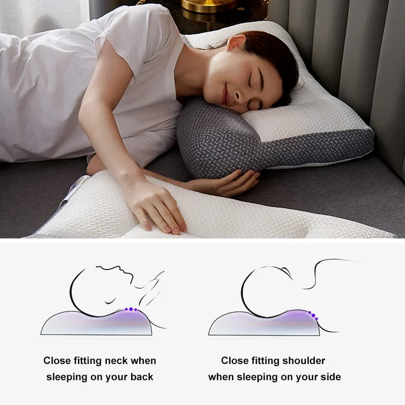 Orthopedic Cervical Neck Pillow — Memory Foam Sleep Support 2
