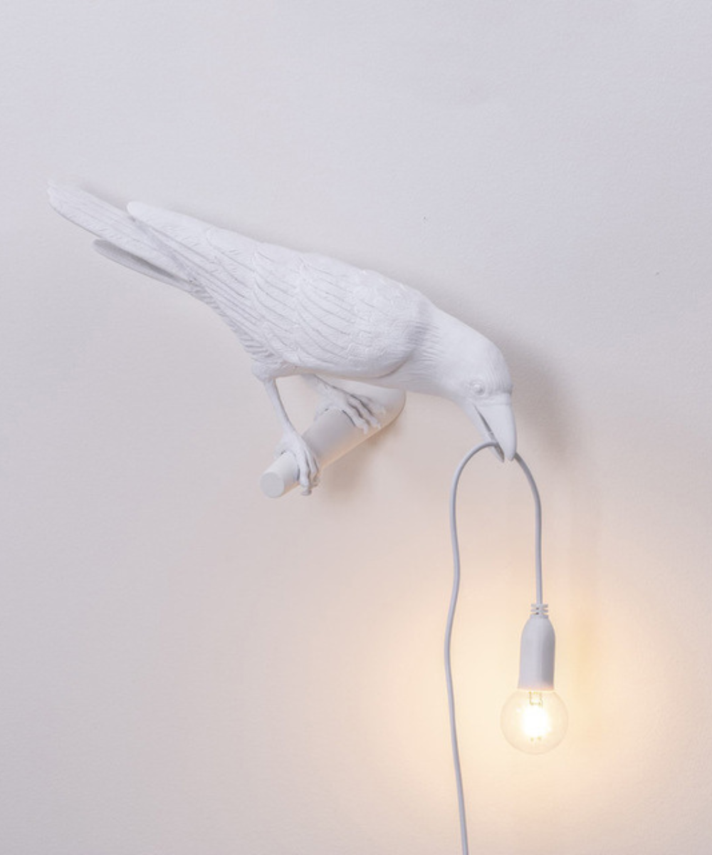 Crow Table Lamp – Decorative Bird Design Night Light E27 6