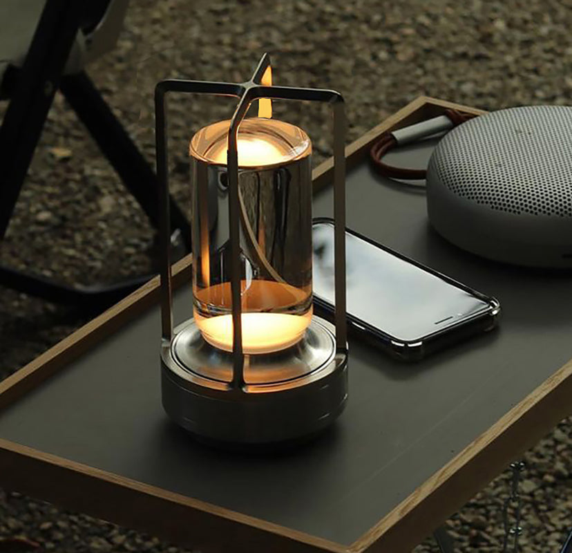 Arkyn Nordic Rechargeable Table Lamp — Touch Dimmer & USB 5