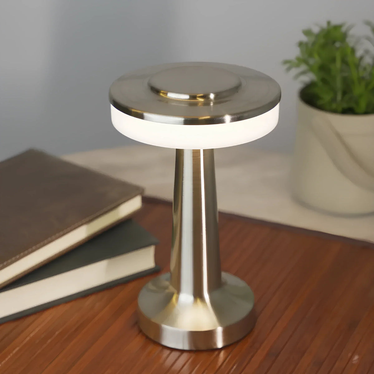 Portable Dimmable Retro Table Lamp — Cordless LED USB-C 10