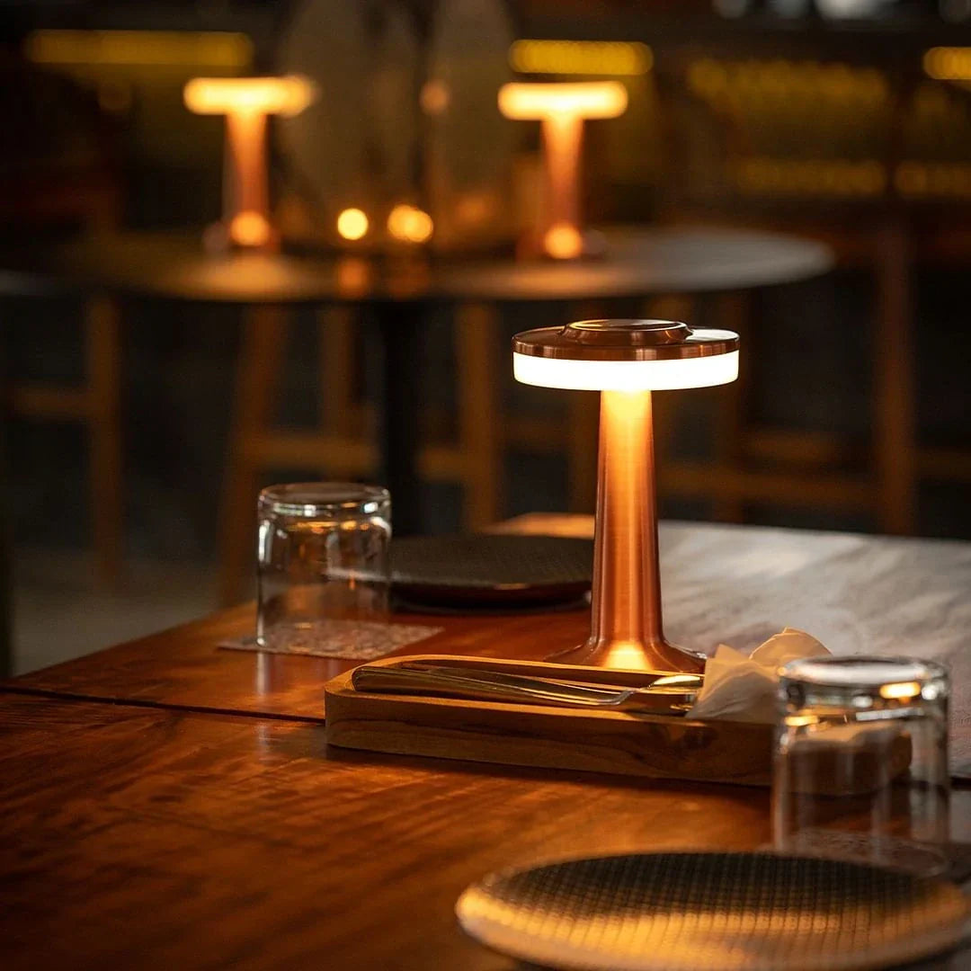 Portable Dimmable Retro Table Lamp — Cordless LED USB-C 2