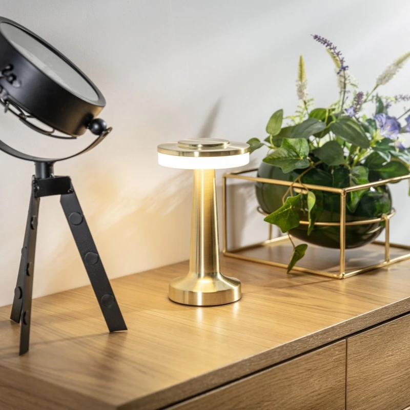 Portable Dimmable Retro Table Lamp — Cordless LED USB-C 4