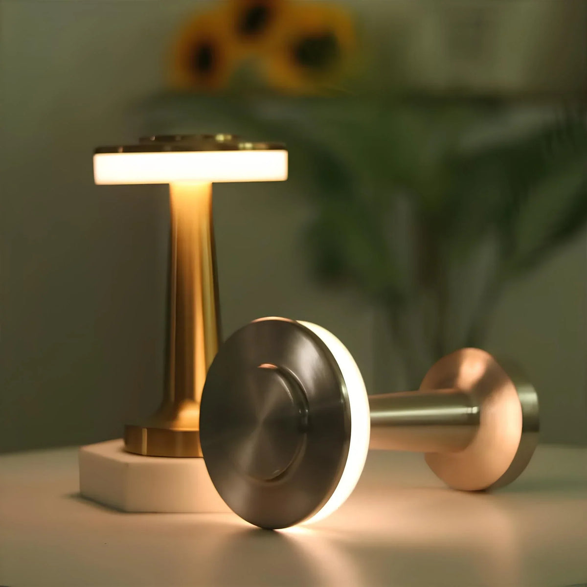 Portable Dimmable Retro Table Lamp — Cordless LED USB-C 9