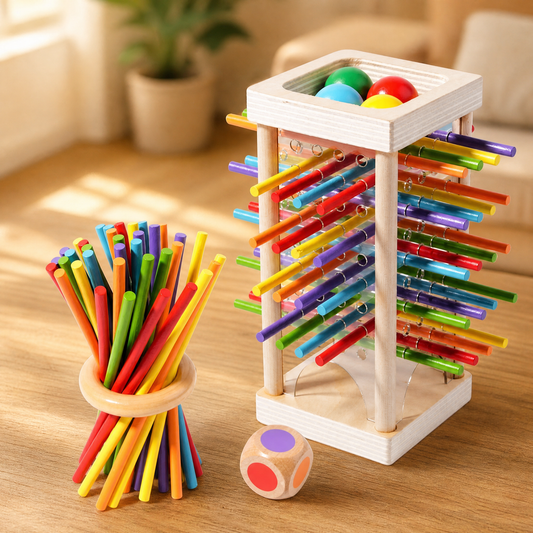 Montessori Toys Wooden Counting Sticks Set — Ages 3+ 1