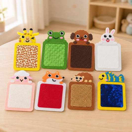 Sensory Toys Animal Mats for Kids — 8-Piece Tactile Set 1