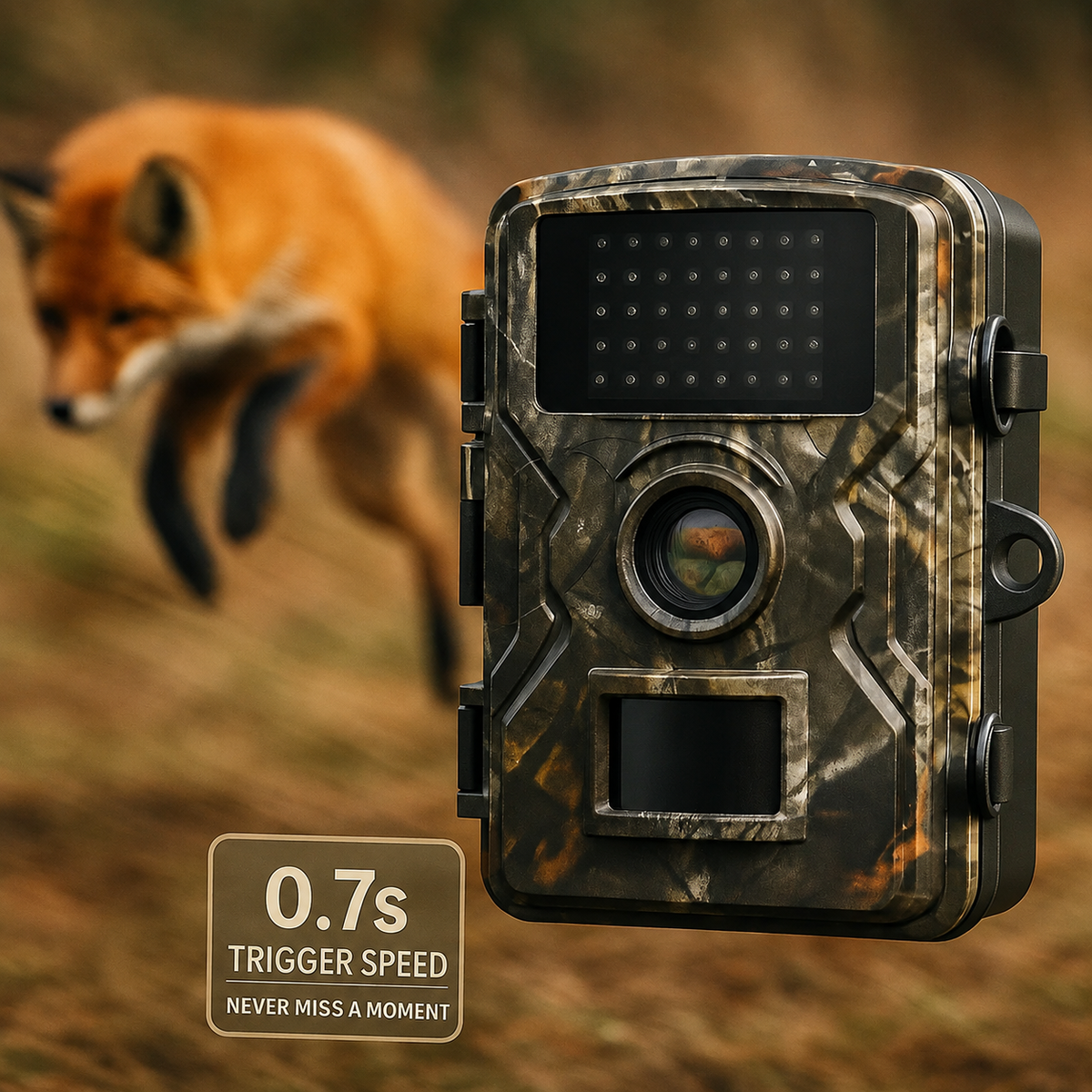 Wildlife Trail Camera — 16MP 1080p Night Vision IP66 Outdoor 8