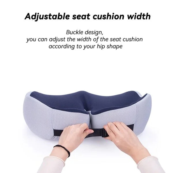 Memory Foam Seat Cushion — Sit Bone & Coccyx Pain Relief 6