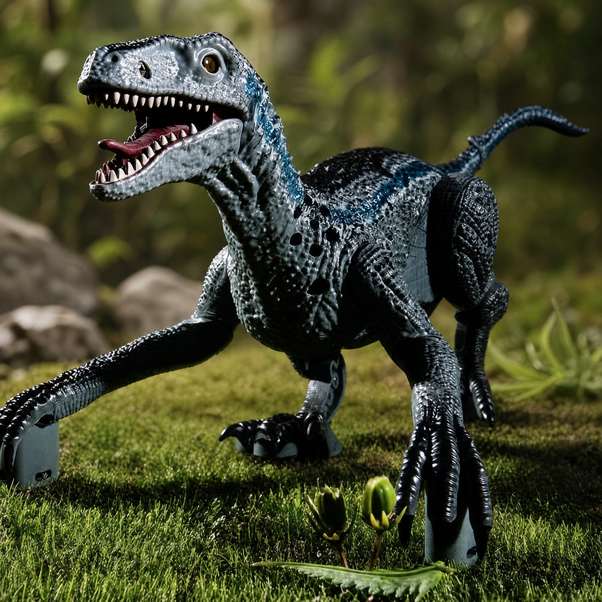 Dinosaur Toy with Lights & Sounds — Interactive Velociraptor 1