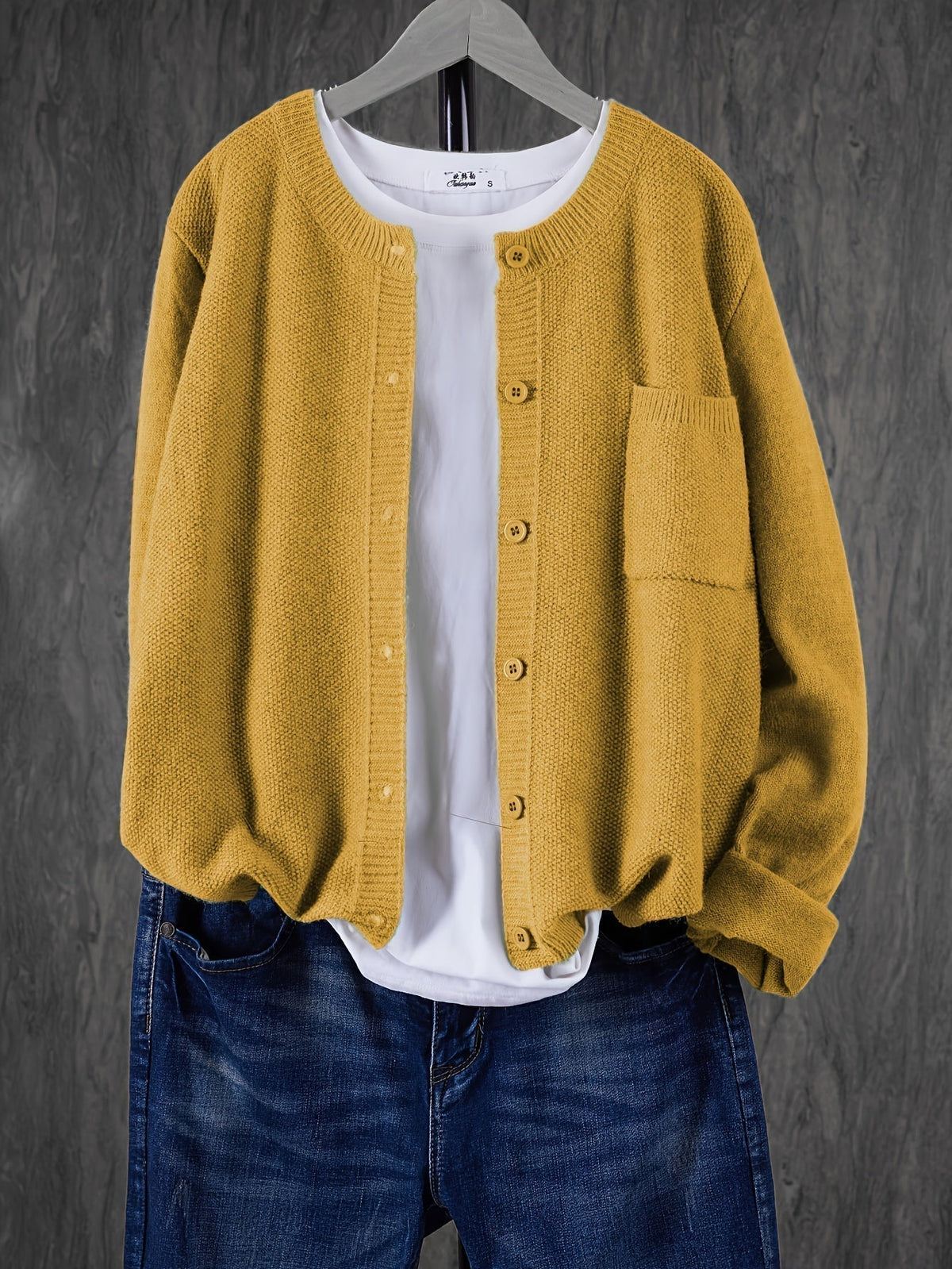 Women's Relaxed Open-Front Knit Cardigan Sweater 14