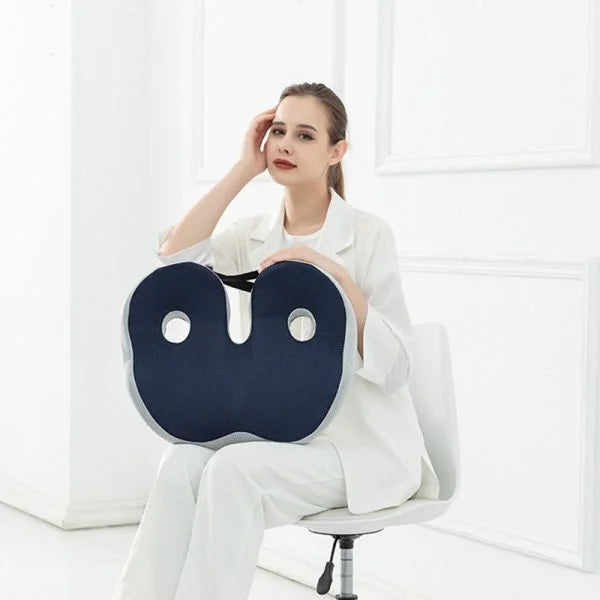 Memory Foam Seat Cushion — Sit Bone & Coccyx Pain Relief 8