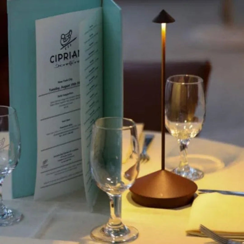Rechargeable Table Lamp with Adjustable Brightness — Wireless 8