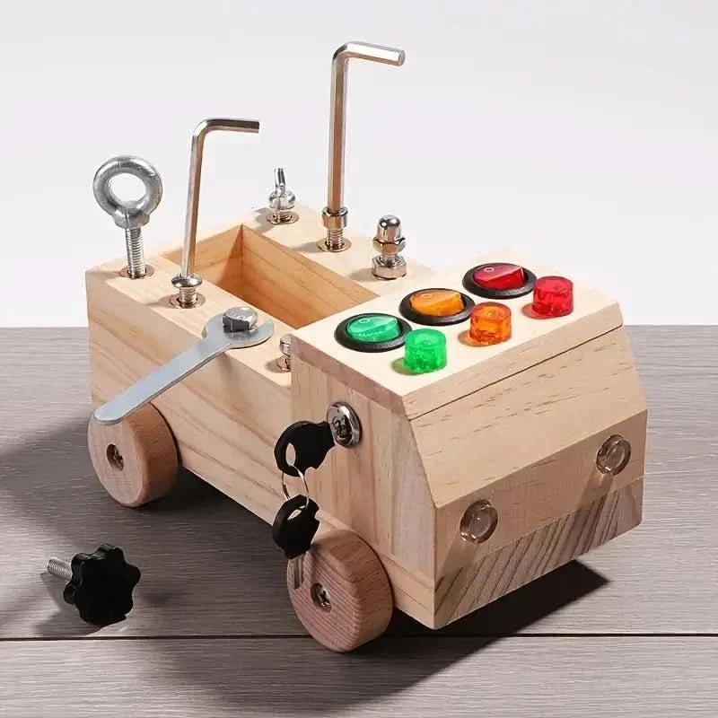 Busy Board Wooden Educational Toy — Montiflex Kids Ages 3–12 6