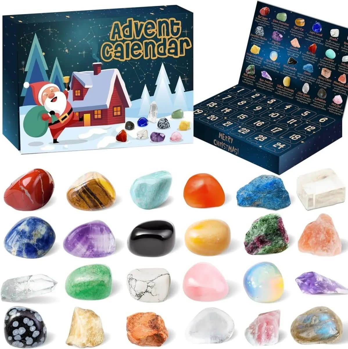 Crystal Advent Calendar 2025 — 24 Natural Gemstones 2