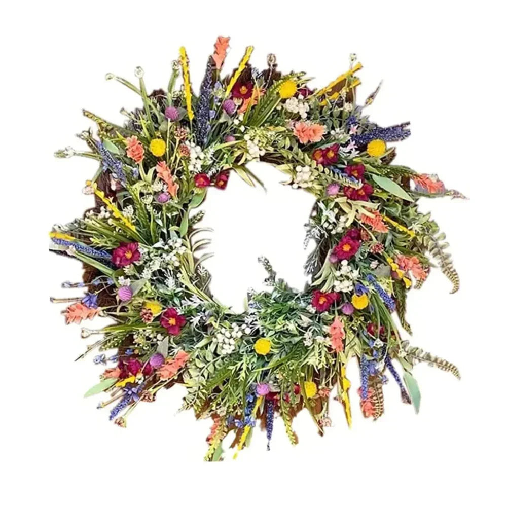 Artificial Flower Wreath – Indoor & Outdoor Door Decor 3