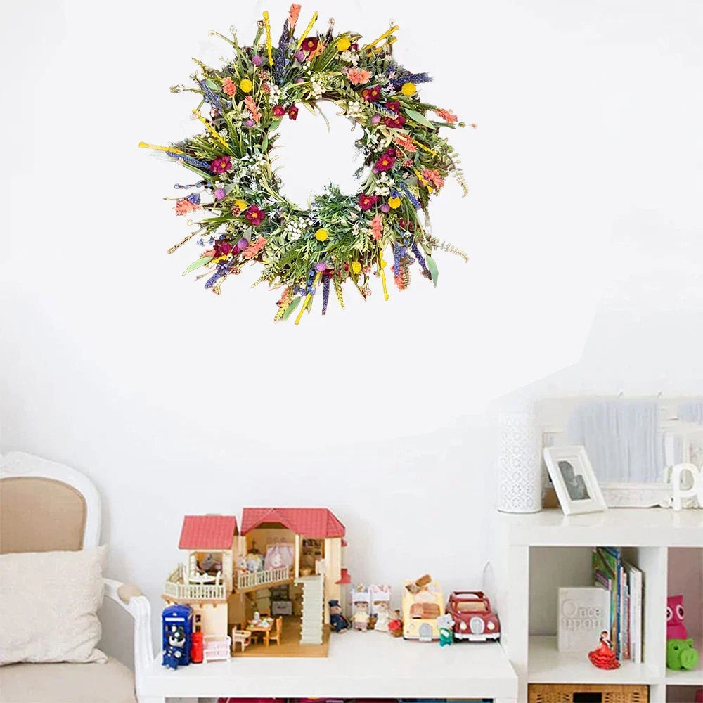 Artificial Flower Wreath – Indoor & Outdoor Door Decor 5