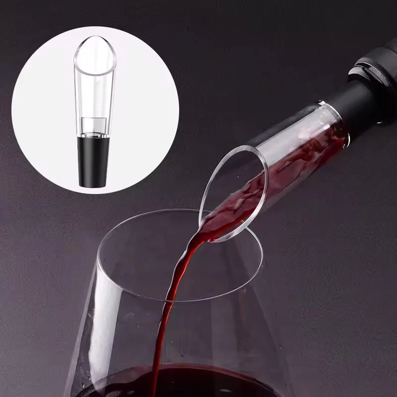 Electric Wine Opener 4-in-1 Rechargeable USB Set — 80 Bottles 5