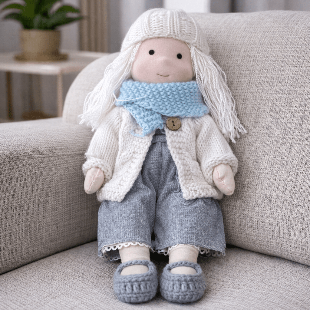 Waldorf Doll Handmade in Cotton — Elora 28 cm, 37 Styles 4