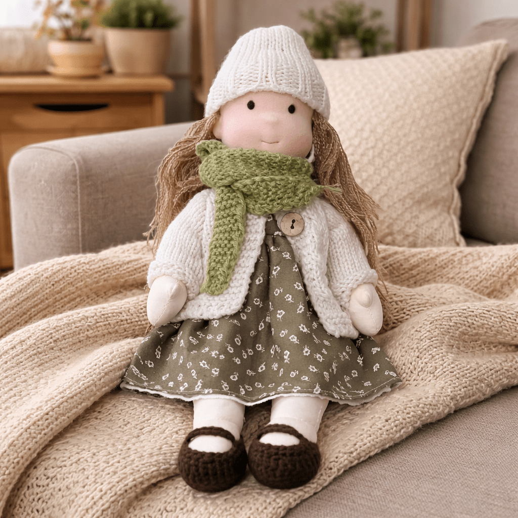 Waldorf Doll Handmade in Cotton — Elora 28 cm, 37 Styles 7