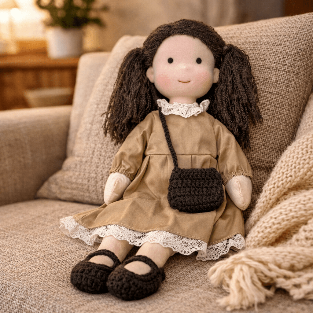 Waldorf Doll Handmade in Cotton — Elora 28 cm, 37 Styles 10
