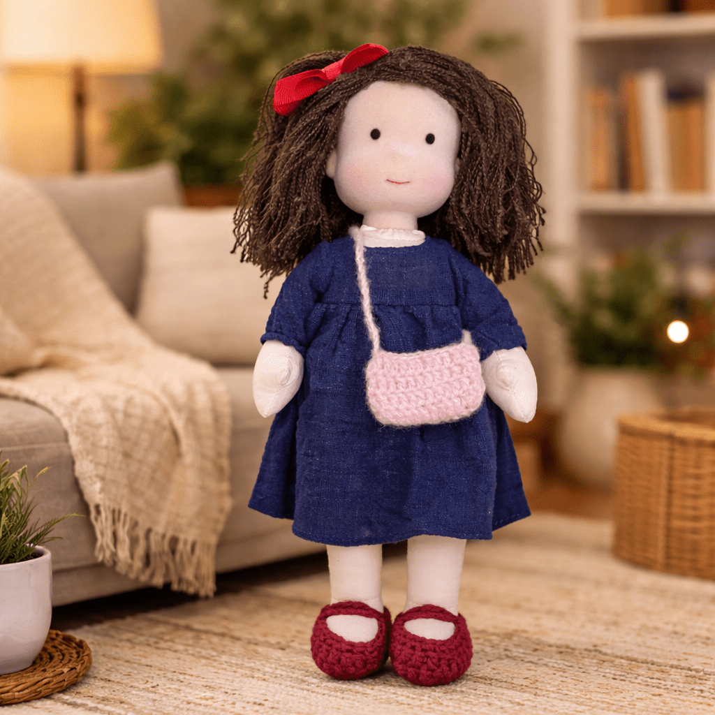 Waldorf Doll Handmade in Cotton — Elora 28 cm, 37 Styles 13