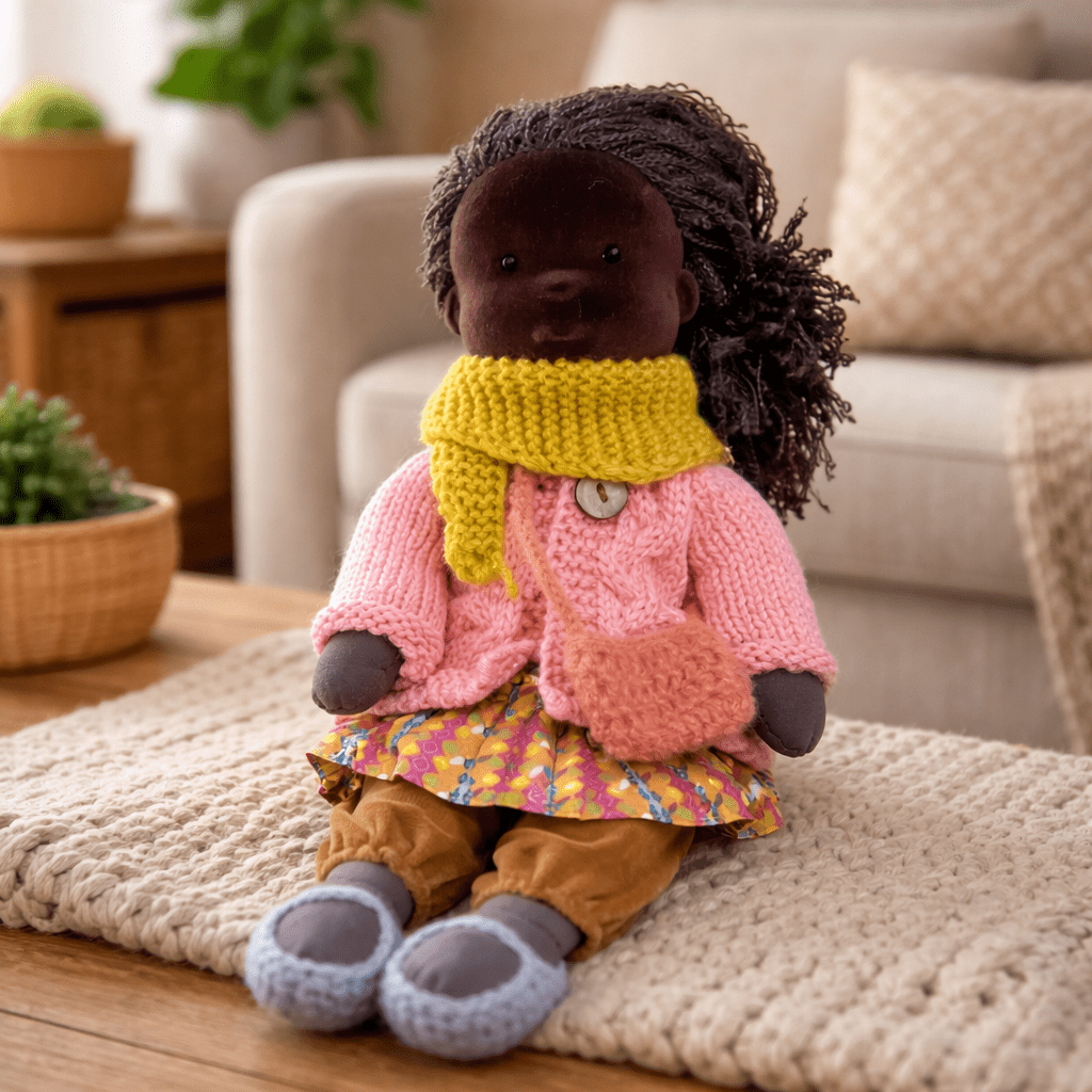Waldorf Doll Handmade in Cotton — Elora 28 cm, 37 Styles 15