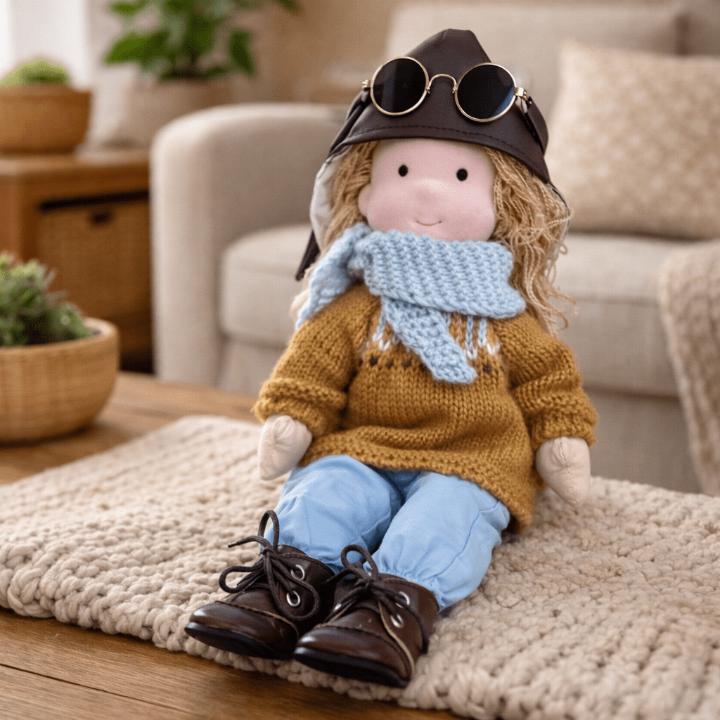 Waldorf Doll Handmade in Cotton — Elora 28 cm, 37 Styles 16